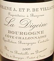 A. & P. de Villaine - Bourgogne La Digoine