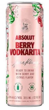 Absolut - Berry Vodkarita Sparkling (4 pack 12oz cans) (4 pack 12oz cans)