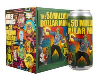 3 Floyds Brewing - 50-million-dollar man DIPA (4 pack cans) (4 pack cans)