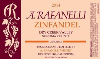 A. Rafanelli - Zinfandel Dry Creek Valley