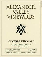 Alexander Valley Vineyards - Organic Cabernet Sauvignon .