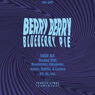 Charles Towne Fermentory - Berry Blueberry Pie (4 pack 16oz cans) (4 pack 16oz cans)