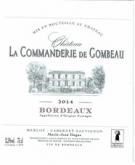 Chteau La Commanderie de Gombeau - Bordeaux