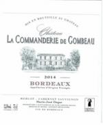 Ch�teau La Commanderie de Gombeau - Bordeaux 0