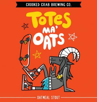 Crooked Crab - Totes My Oats (4 pack 16oz cans) (4 pack 16oz cans)