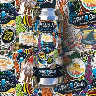 First State - Upstate Downstate (4 pack 16oz cans) (4 pack 16oz cans)