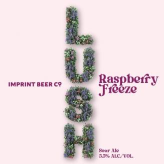 Imprint Beer Co - Lush Raspberry Freeze (4 pack 16oz cans) (4 pack 16oz cans)