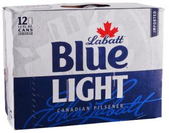 Labatt Breweries - Labatt Blue Light (12 pack 12oz cans) (12 pack 12oz cans)