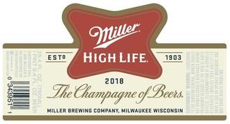 Miller Brewing Co - Miller High Life (18 pack 12oz bottles) (18 pack 12oz bottles)