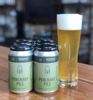 Monument Brewing - Penchant Pils (6 pack 12oz cans) (6 pack 12oz cans)