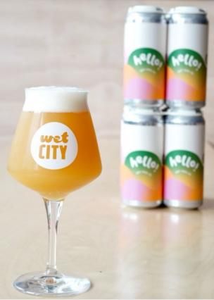 Wet City - Hello (4 pack 16oz cans) (4 pack 16oz cans)